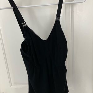 Black Nursing Tank